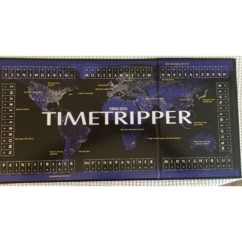 VTG 2000s Timetripper Starshine Edition Board Game Complete Trivia Strategy Y2K